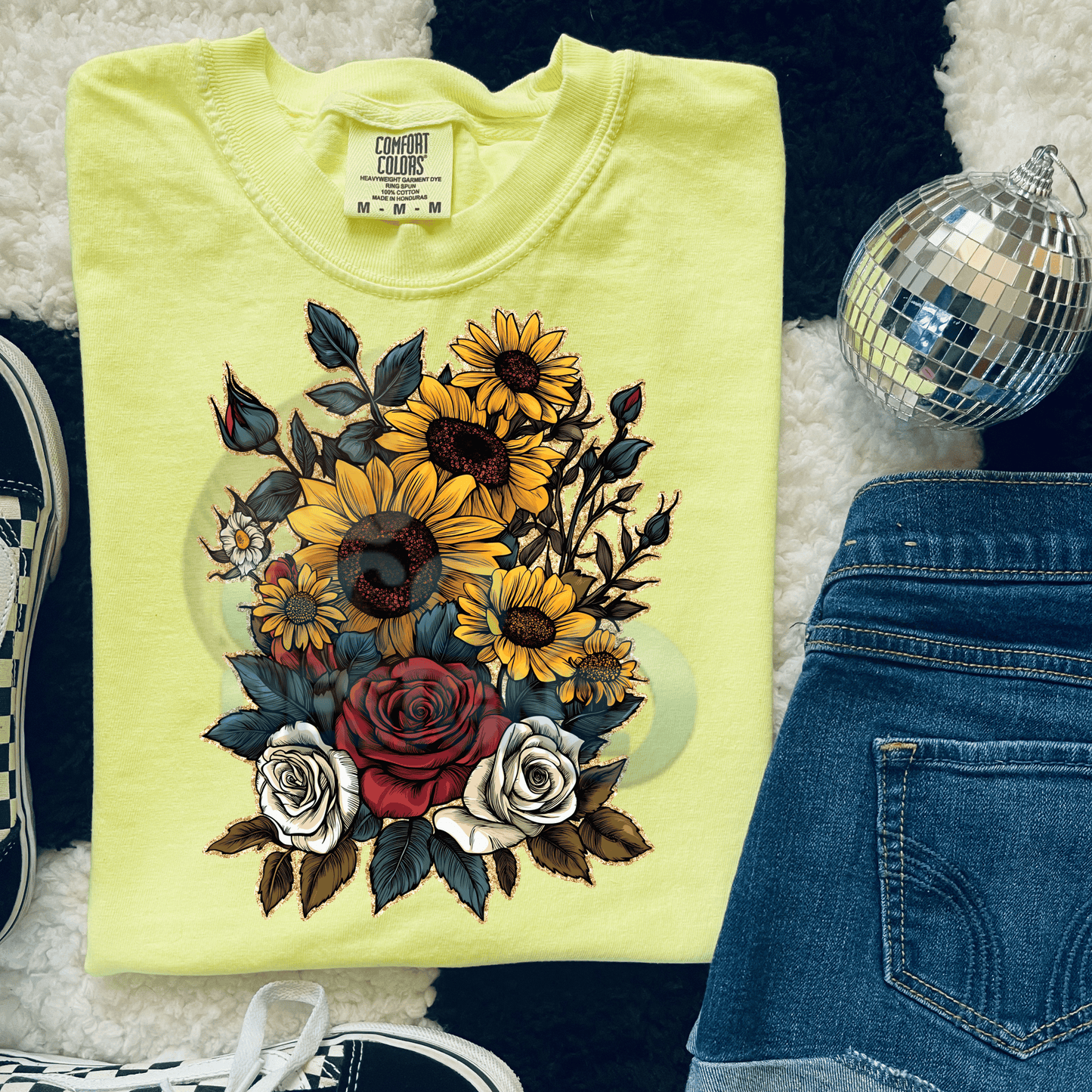 Sunflowers & Roses