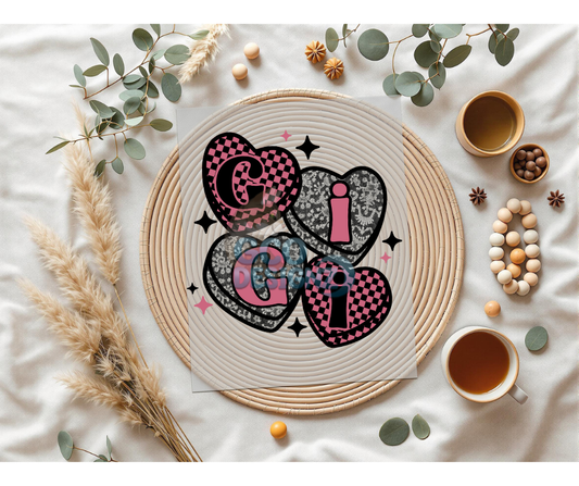 Gigi Checkered Hearts
