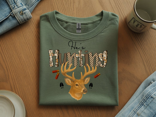 He's Hunting