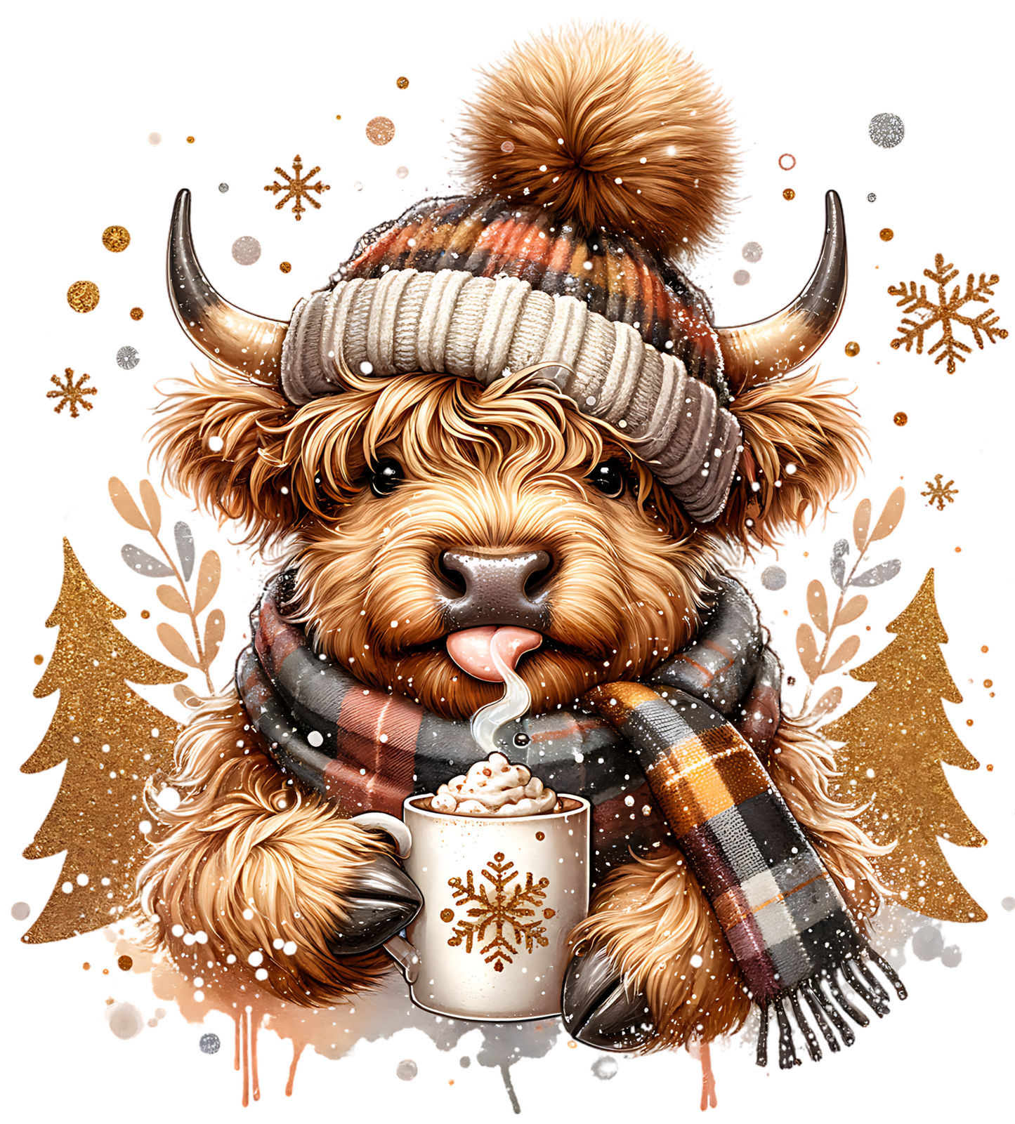 Winter Highland w/ Coffee