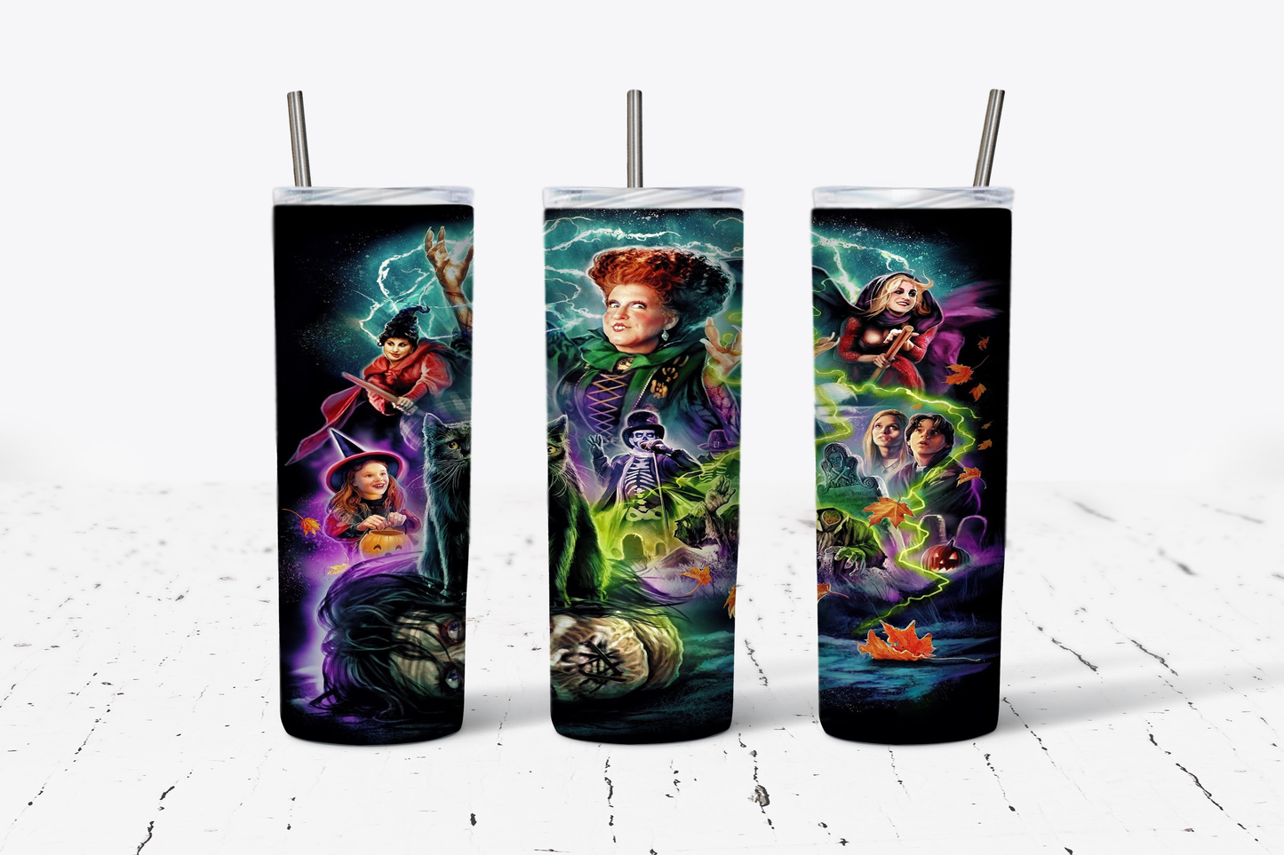 Witch Sisters Sublimation Tumbler