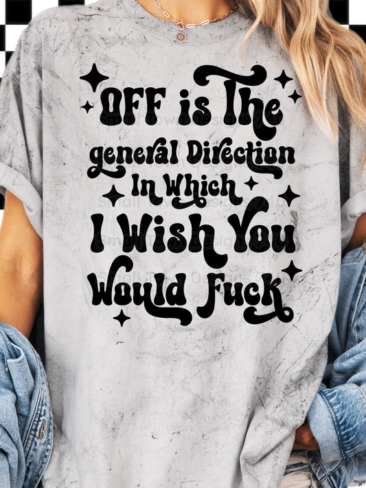 Off Is the General Direction