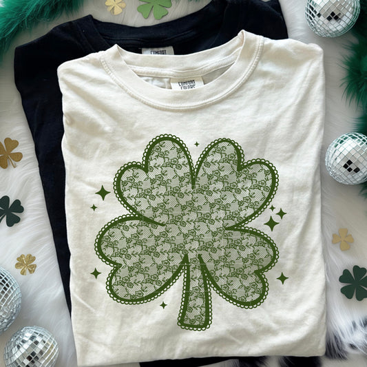 Green Lace Shamrock