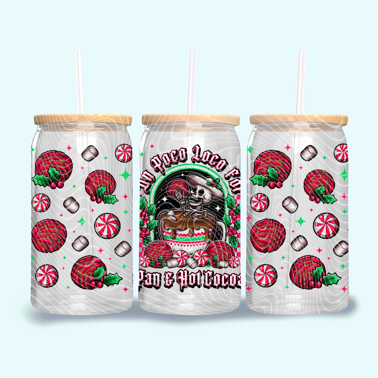 Hot Cocoa Skeleton UVDTF