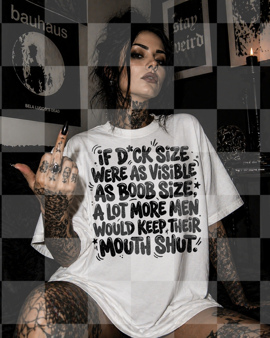 If D*ck Size Were As Visible