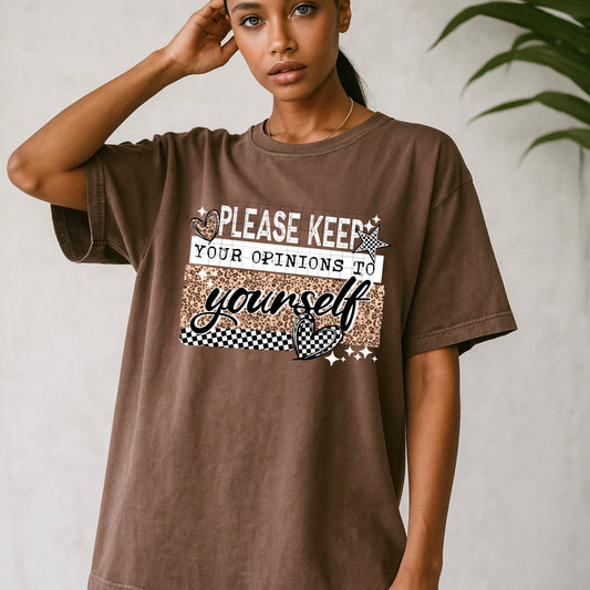 Keep Your Opinion (CA)