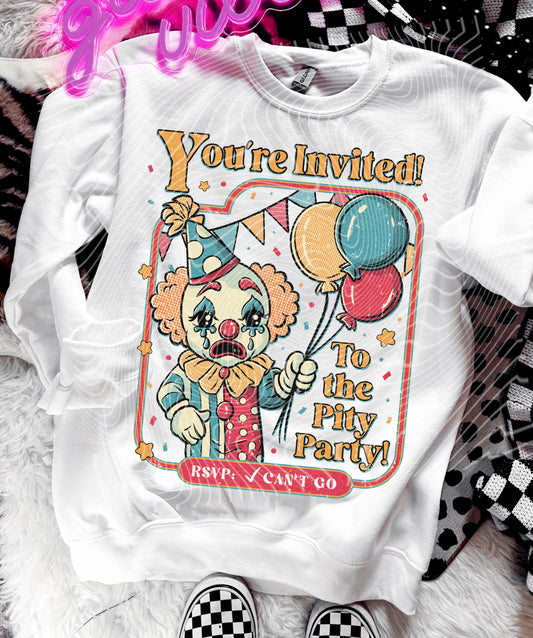 Pity Party DTF Transfer