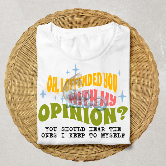 Oh I Offended You