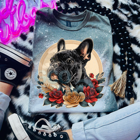 Frenchie & Roses
