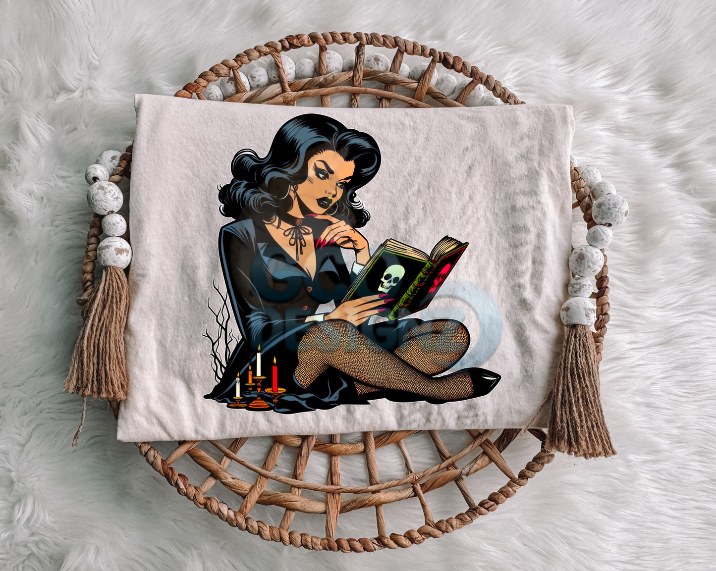 Reading Pin Up Girl