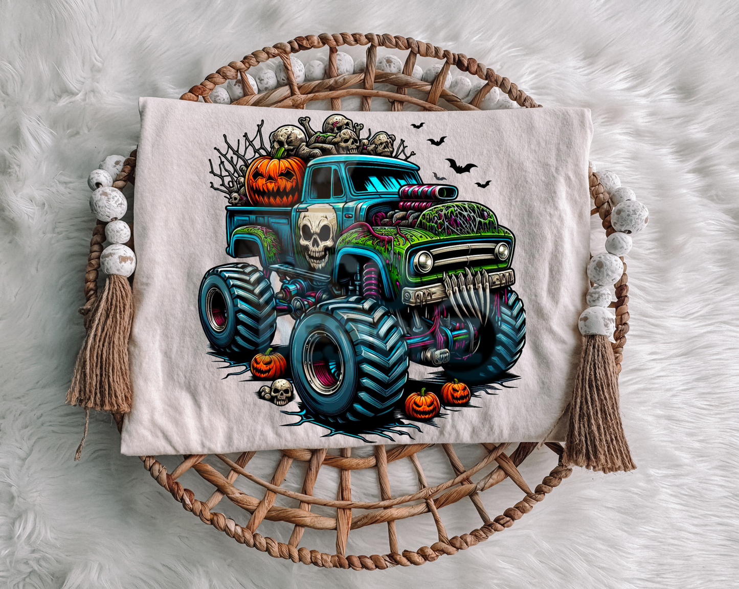 Pumpkin and Skull Truck (2)