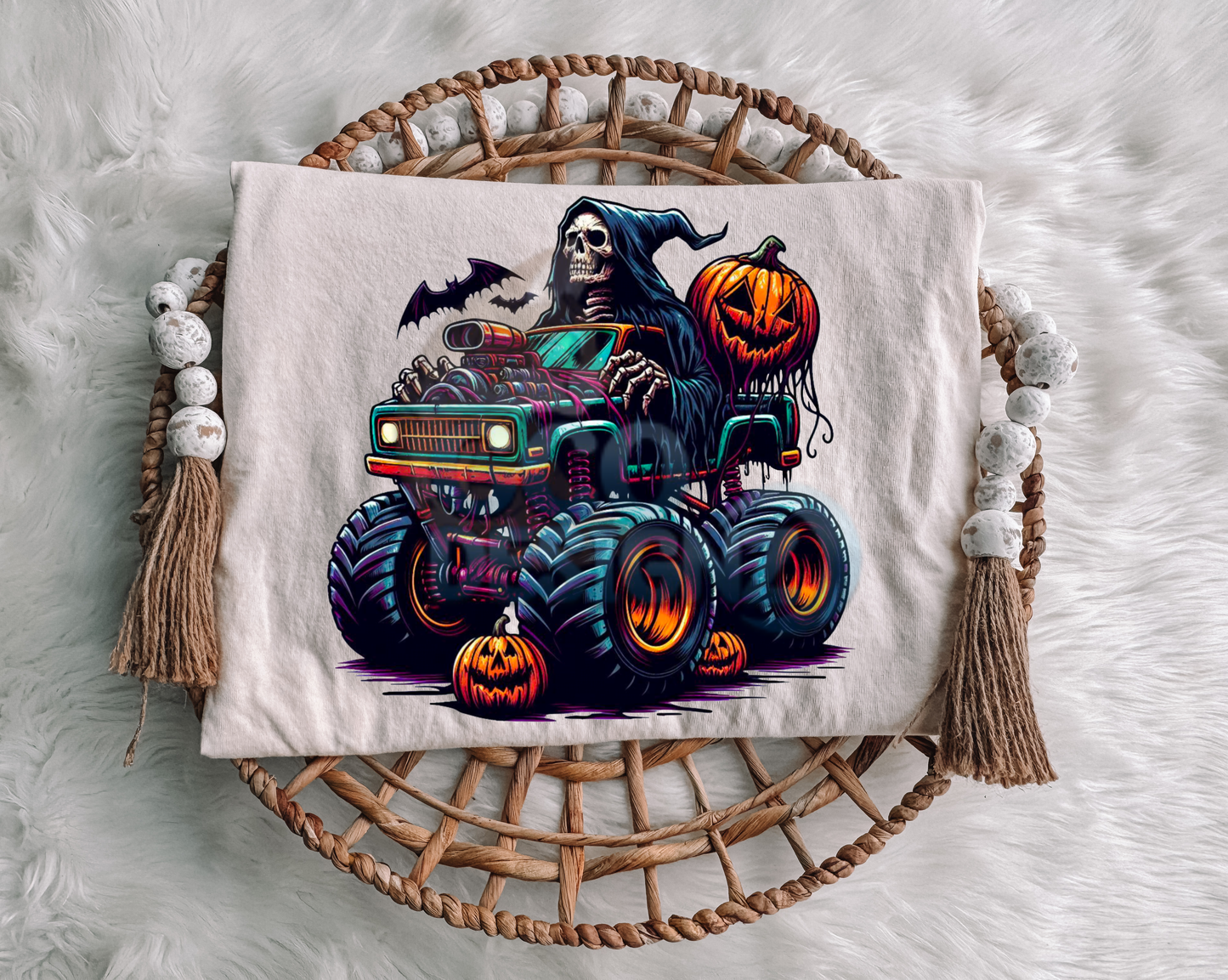 Skull Halloween Truck