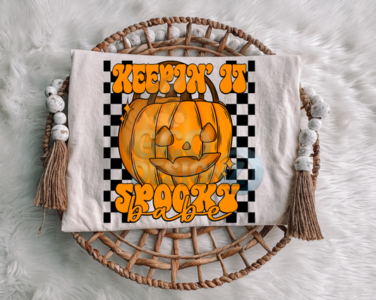 Keeping It Spooky Babe Pumpkin