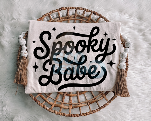 Spooky Babe Lettering