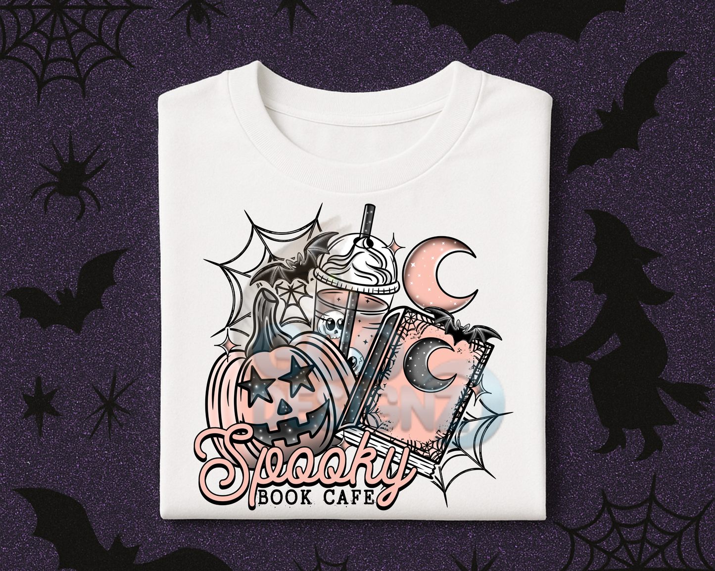 Spooky Book Cafe (orange)