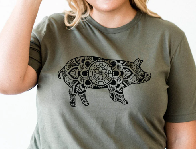 Mandala Pig