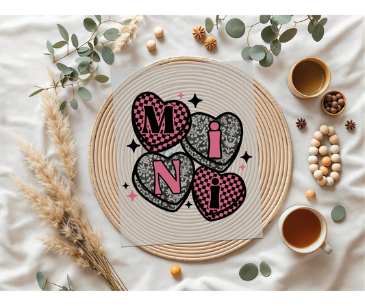 Mini Checkered Hearts