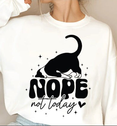Nope Not Today Cat