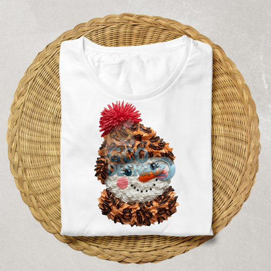 Painted Leopard Snowman