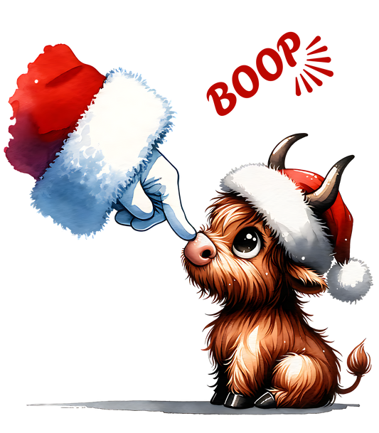 Santa and Cow Boop