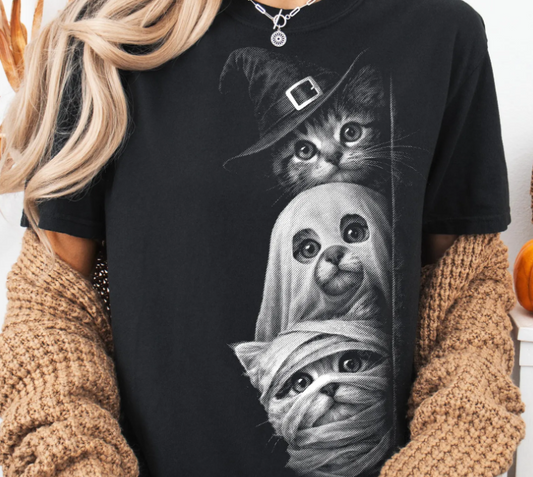 Halloween Cats (Half-tone)