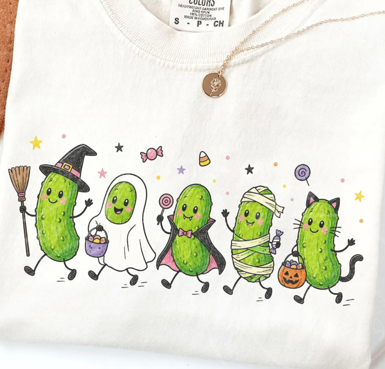 Pickle Halloween Doodles