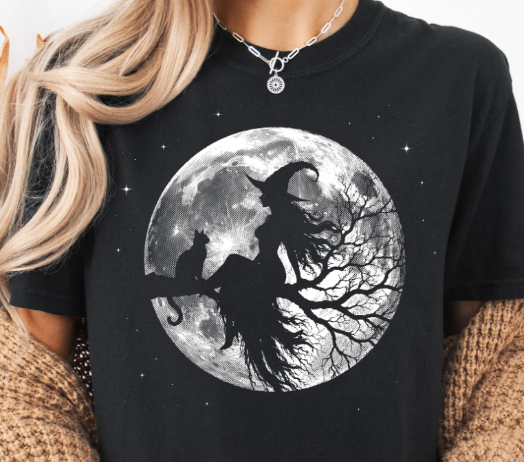 Witch & Moon Half Tone