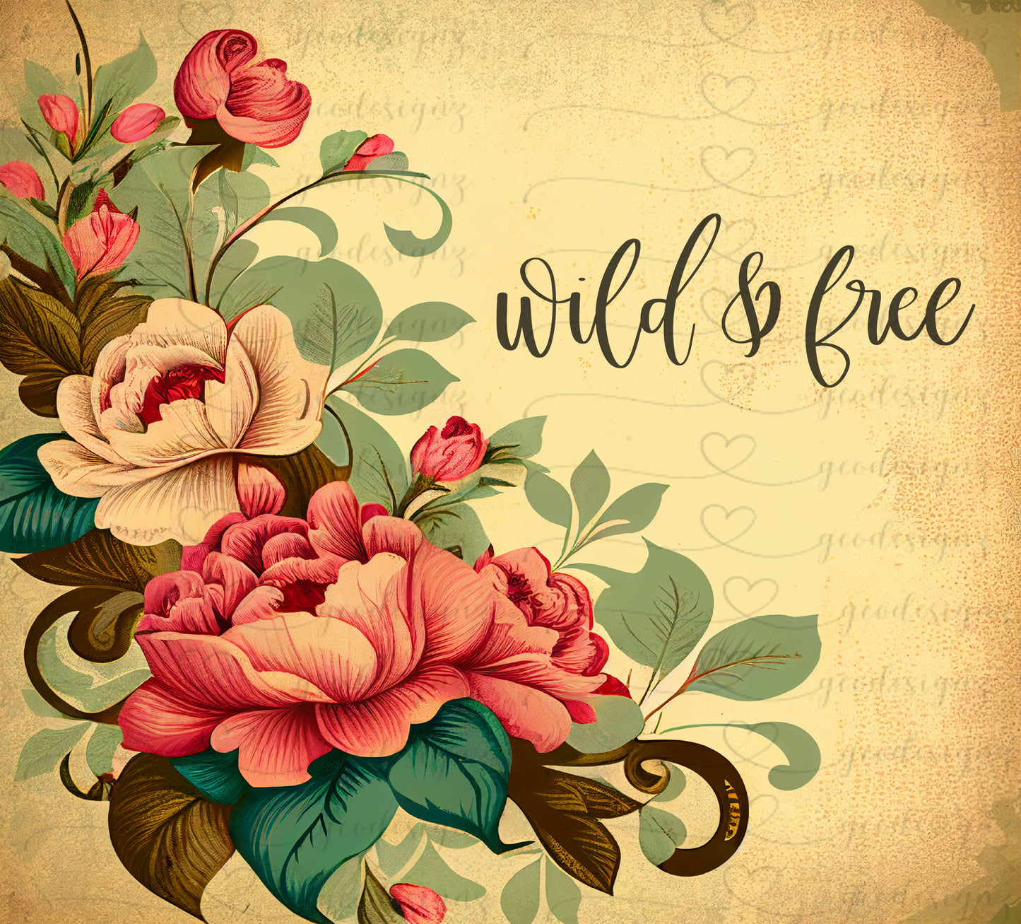 Wild & Free Sublimation Print