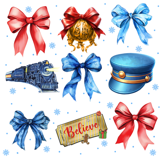 Believe PE Christmas Collage