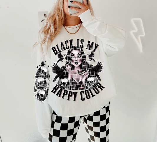 Black Is My DTF Transfer