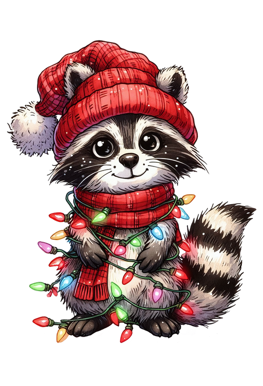 Christmas Raccoon