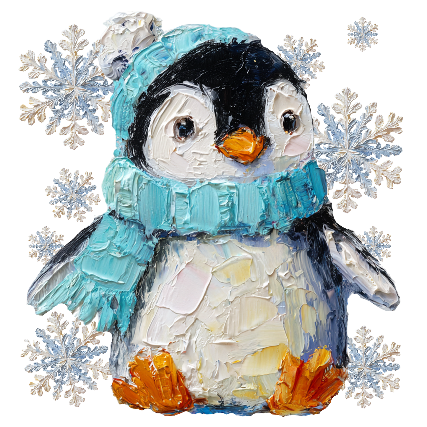 Faux Painted Penguin