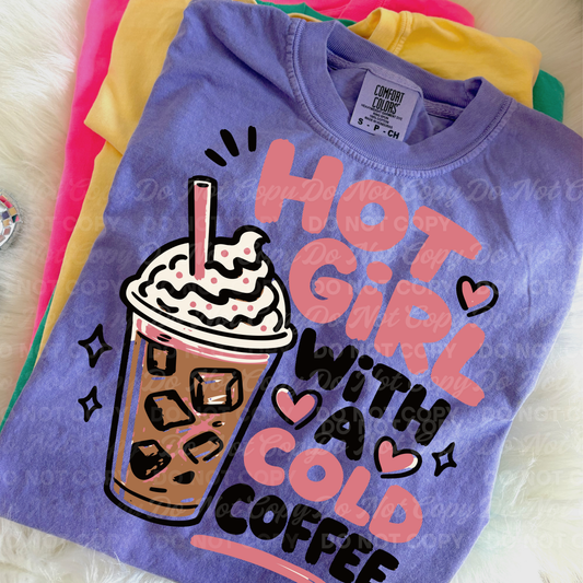 Hot Girl With A Cold Coffee