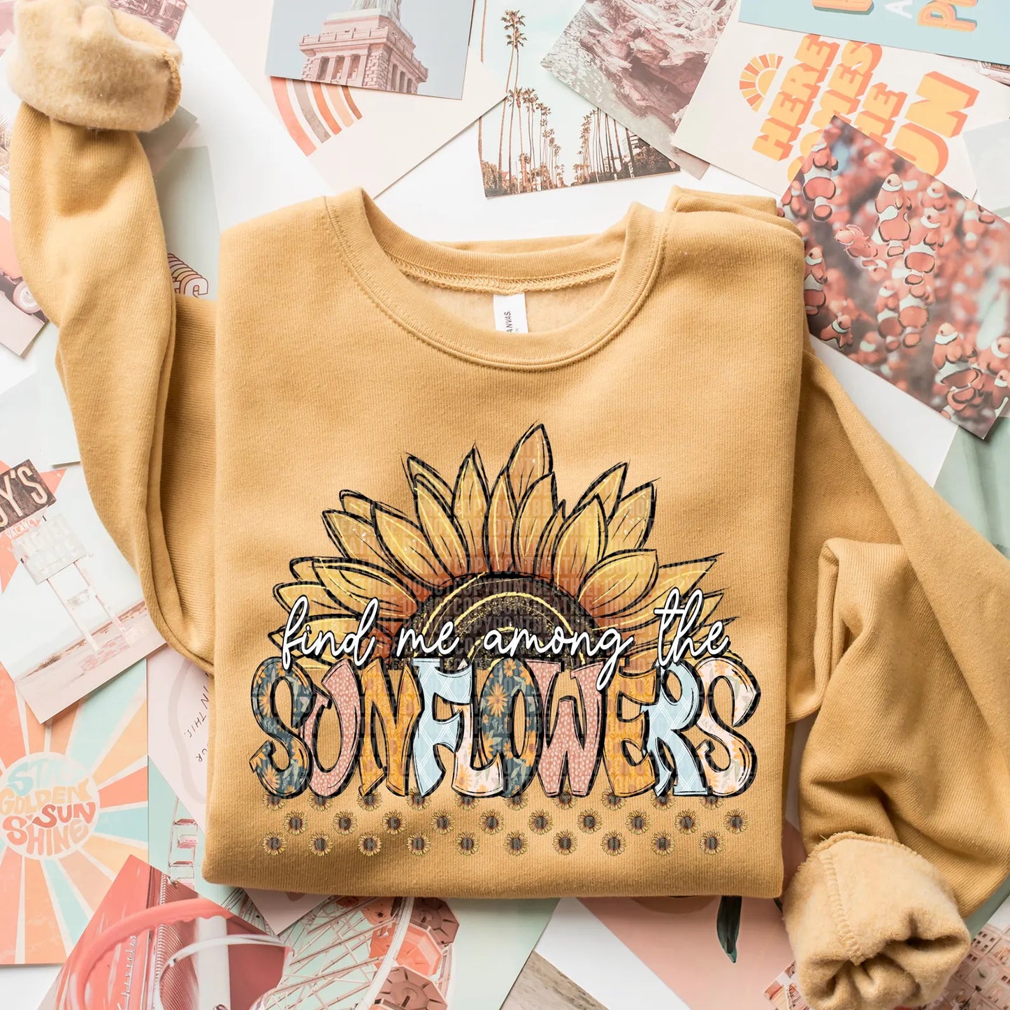Find Me Among The Sunflowers