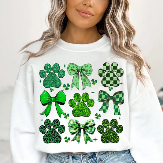 St Patty Dog Paw
