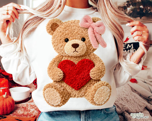 Valentine Bear & Heart