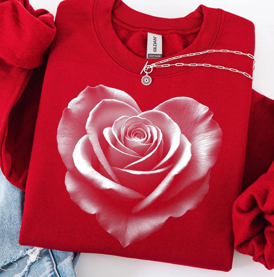 Halftone Rose Heart