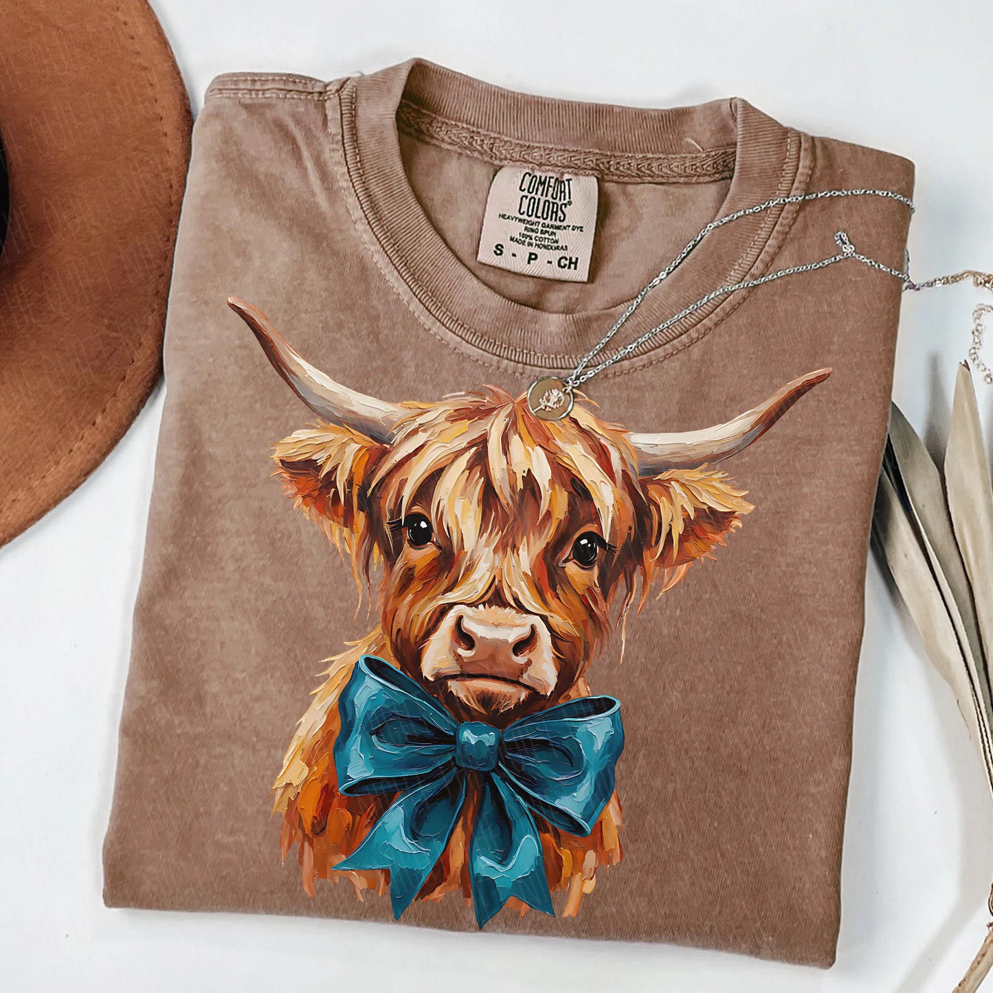Brushstroke Highland Cow