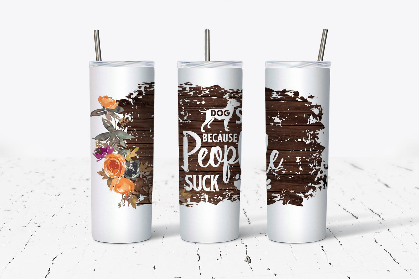 Dogs Sublimation Tumbler