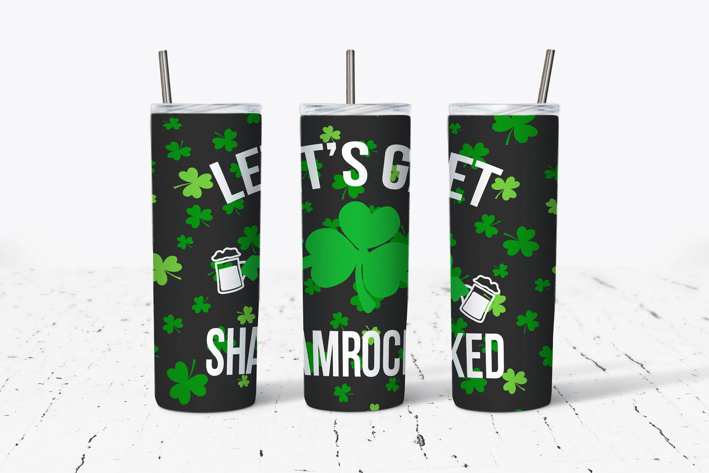 Shamrock Sublimation Tumbler