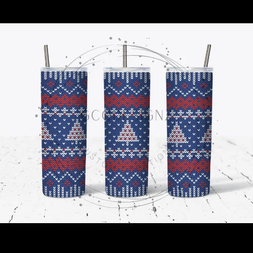 Christmas Sweater Sublimation Tumbler