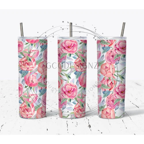 Floral Sublimation Tumbler