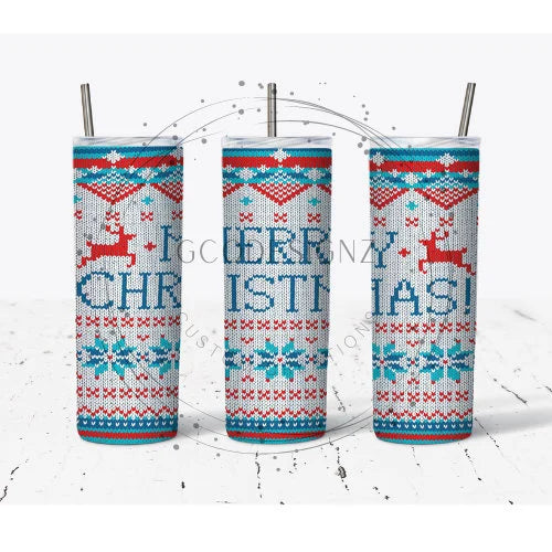 Christmas Sweater Sublimation Tumbler