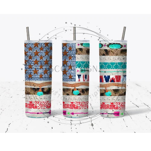 Hippie Sublimation Tumbler