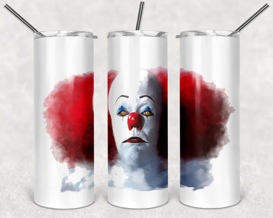 Clown Horror Sublimation Tumbler