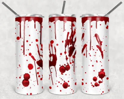 Bloody Hand Sublimation Tumbler