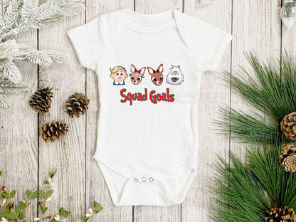 Squad Goals Christmas Bodysuit