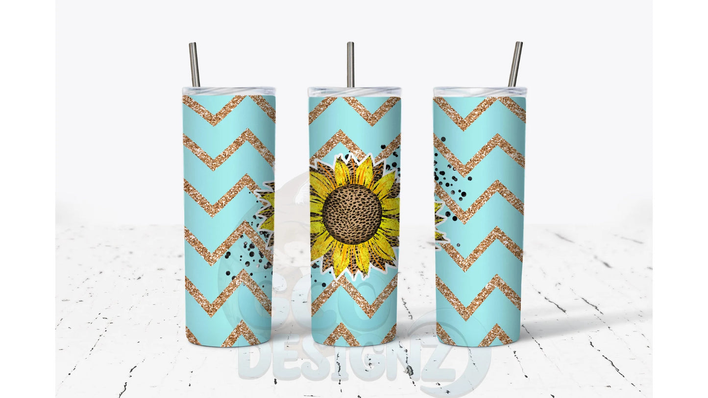 Sunflower Sublimation Tumbler