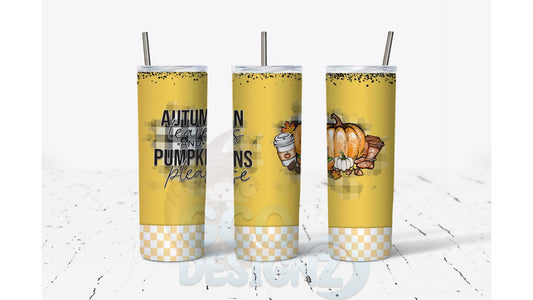 Autumn Leaves Tumbler