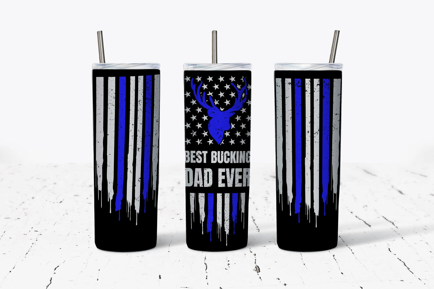 Best Bucking Dad Sublimation Tumbler